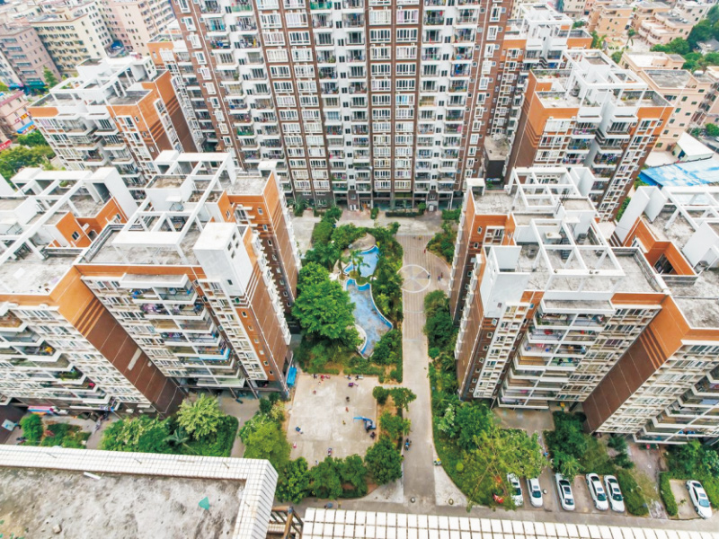 天健陽光花園二期樓板隔聲工程